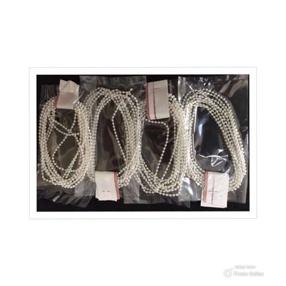 CRAFT BEAD STRANDS ART SEWING SUPPLIES FAUX PEARL - Picture 3 of 5